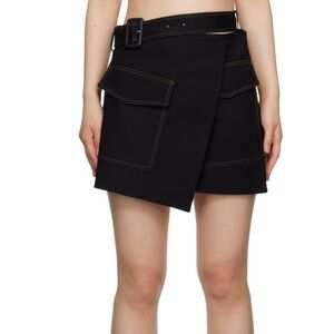 NWT Helmut Lang Trench Wrap Skirt